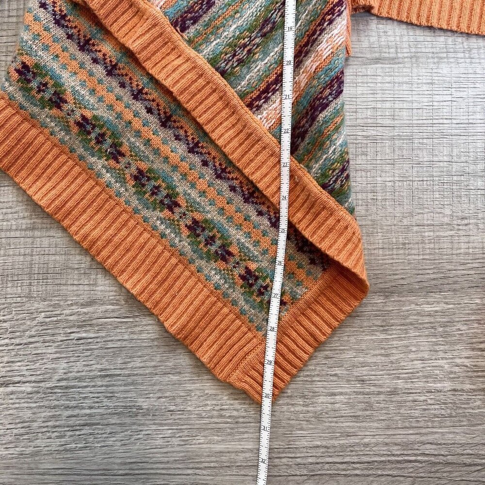 Sundance Orange and Green Patterned Cardigan - Picture 11 of 14